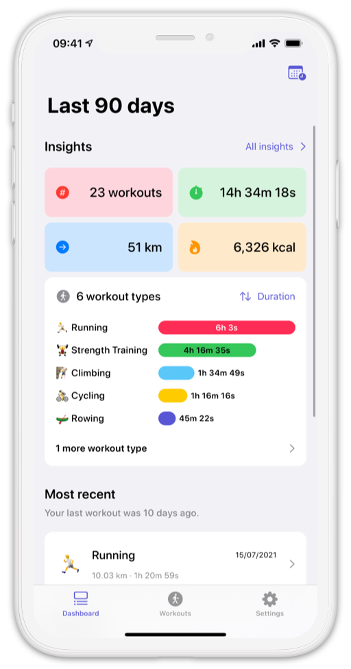 Best exercise tracker app for online iphone